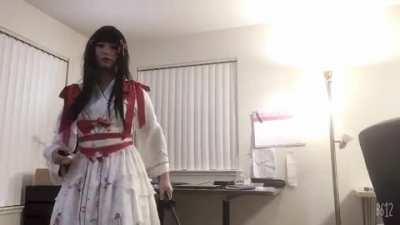 Was going through some old stuff and found this wa lolita sword twirling video I did a year ago!