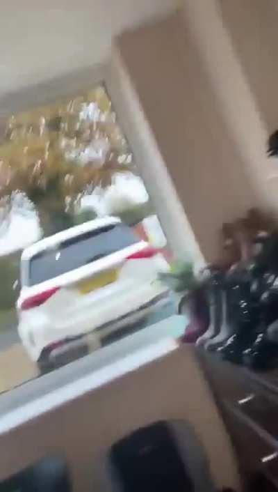 Crazy guy turns up at someone’s house that has an unusual door…