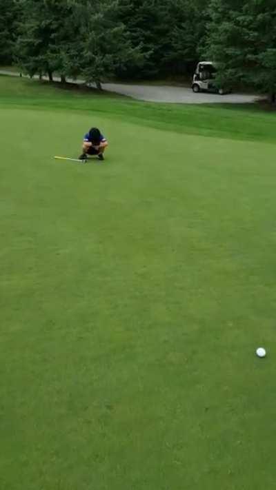 Took my 4 year old out on the course for the first time... went as expected...