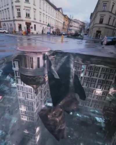 This neat reality-bending visual effects work