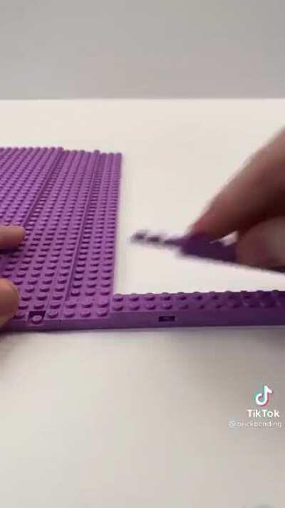 Mesmerizing but illegal lego building technique