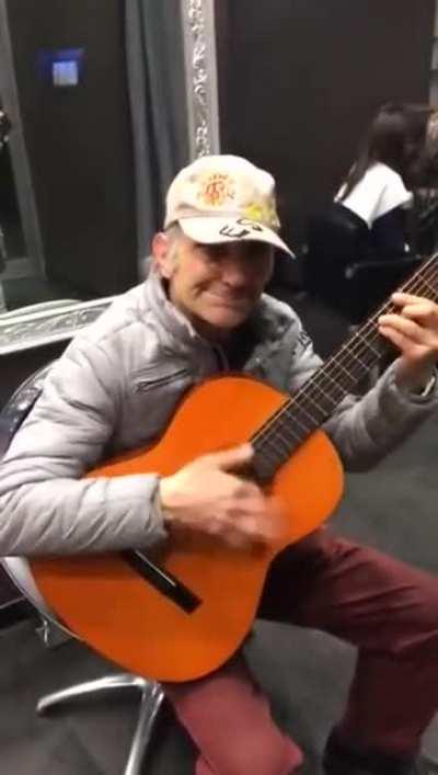 Old man plays &quot;The Good, The Bad and The Ugly&quot; all by himself.