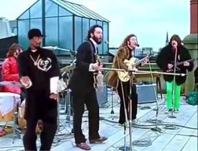 I really don’t remember this guy being in the original “Rooftop Concert”