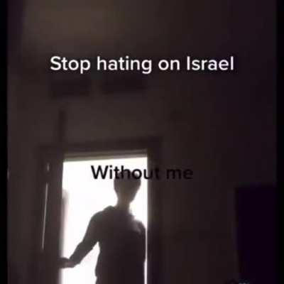 Stop hating Israel