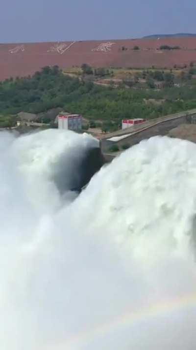 Dam in the Yellow River of China