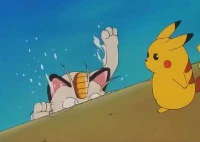 Pikachu is being a Dickachu