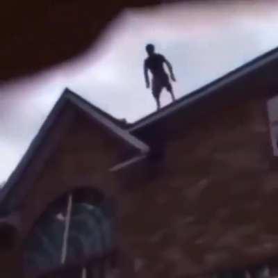 WCGW if I jump into the pool from the roof of a house