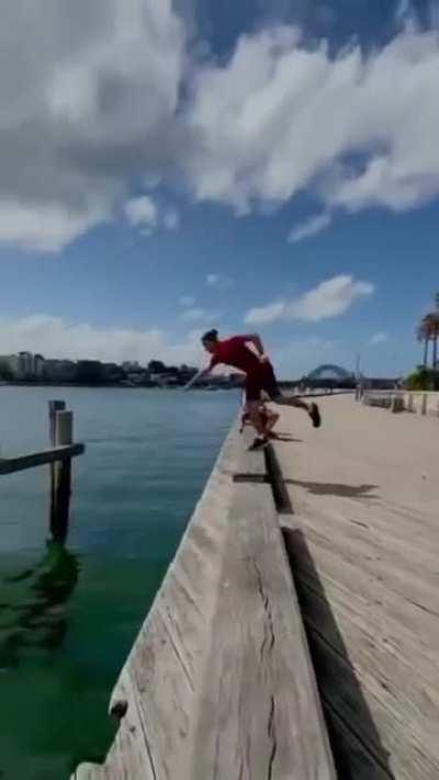 These parkour stunts