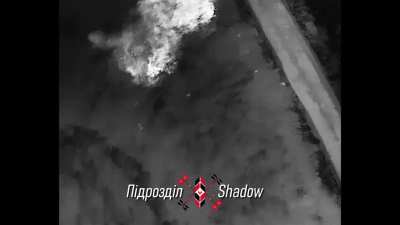 Ukrainian Shadow Unit shows the Destruction of russian infantry.