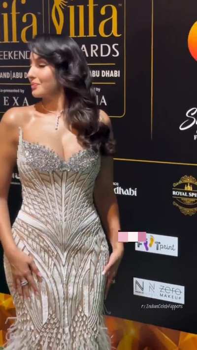 Curvy glittery goddess Nora at IIFA Awards 2024