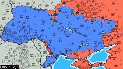 Chronological Animated Map of the Russian Ukrainian War