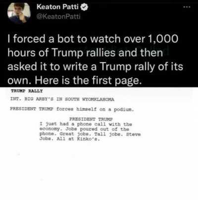 ai generated Trump Rally