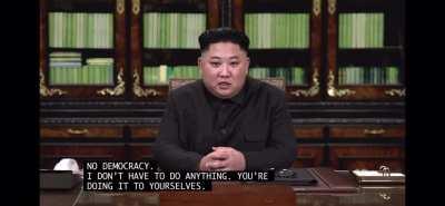 A piece of advice for Americans from the Glorious Leader!