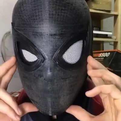 3D Printed Spiderman Homecoming Mask