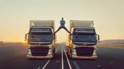 Jean-Claude Van Damme performing the most epic split