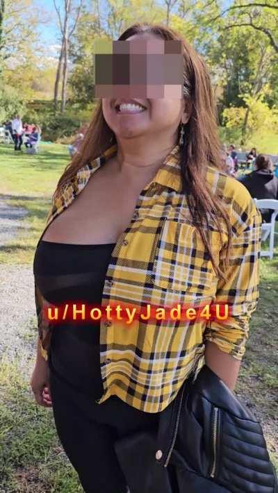 My big Desi titty fun at a craft festival 