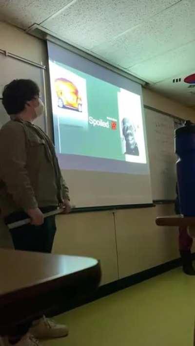 Actual English presentation that I witnessed