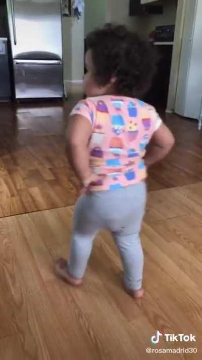 This kid's got the moves