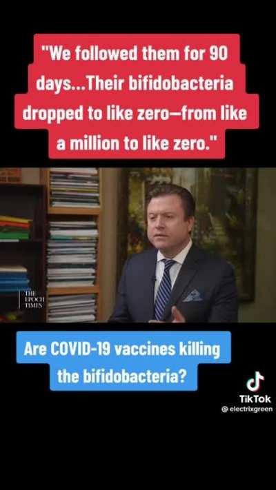 Vaccines, autism, stomach problems, newborns, always sick and ill... Bifidobacteria is important. Scientist won an award tracking the vaccine DEVASTATION. Stop boosting now!