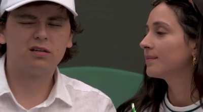 You can catch the funniest little moments if you're paying attention during the Wimbledon changeovers...