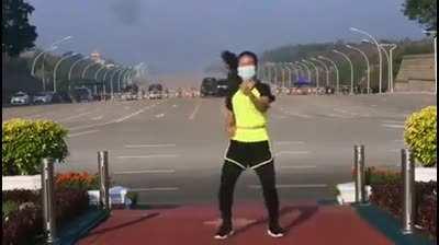 When 2020-2021 peaked: The masked fitness instructor from Myanmar inadvertedly dancing to the exact moment her country became a dictatorship