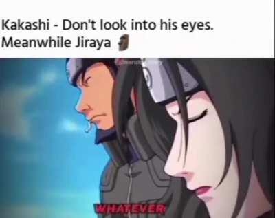 The Sharingan is no match against a Sage. 