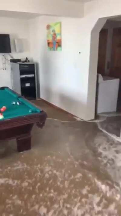 Playing pool in an unwanted pool