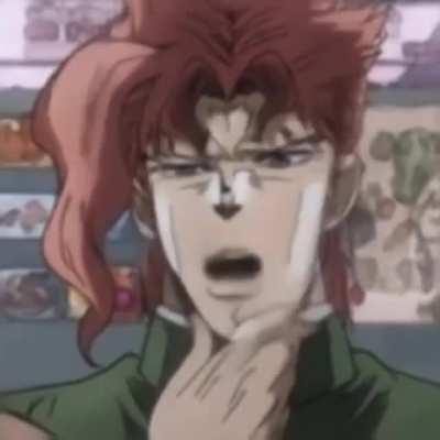 Kakyoin sings Baka Mitai Dame Da Ne because why not