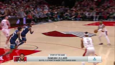 [Highlight] Damian Lillard's All 11 Threes highlights