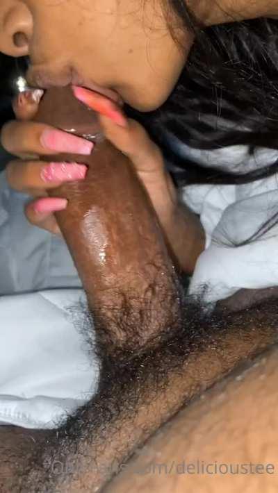 She Wants Daddy To Cum In Her Mouth🤤 Get Her Full Length Tapes In Commenz 👇