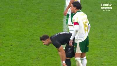 O clima esquentou no derby paulista