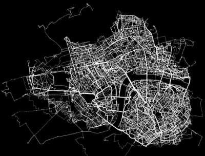 This is how London's street grid reveals using only my cycling journeys over the last 5 years.