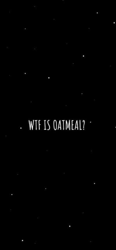 Hey Michael, guess what I made! A among us themed &quot;what the fuck is oatmeal&quot; live wallpaper