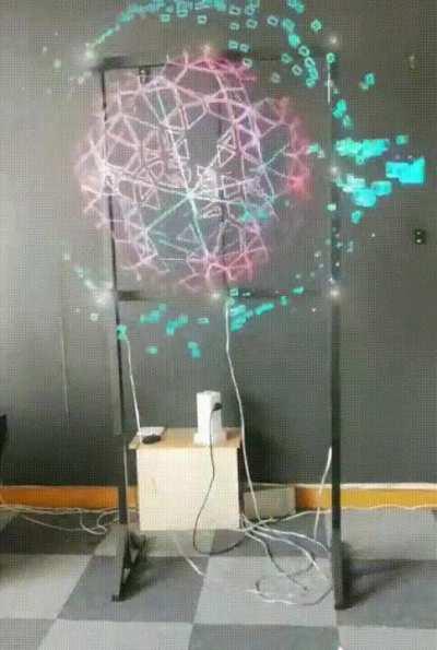 Spinning LED Hologram Fan Projector Screen