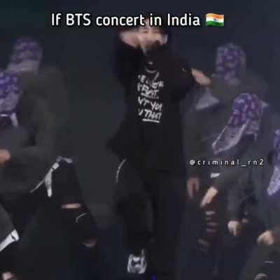 bts concert in India 🇮🇳 ❤️