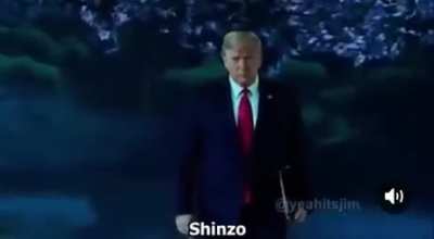  Shinzo would be proud of you, Trump-kun. The fight against the Antichrist just began. 