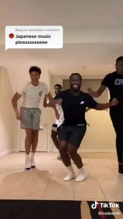 Grown Men Dancing To Anime Music