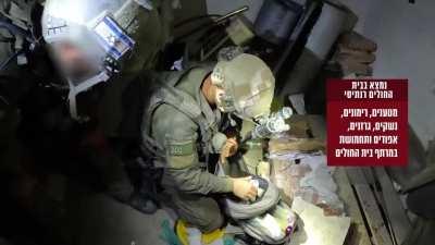 POV of Israeli Spec Ops finding a Hamas Cache in Gaza's Al-Rantisi Specialized Hospital for Children