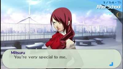 Mitsuru's love confession (Social Link Rank 9 with voice)