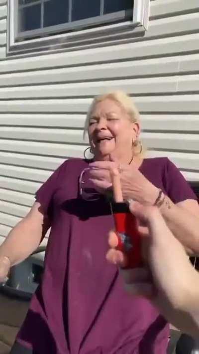 Grandma lighting a cigarette 🤣