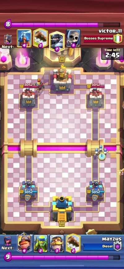 Smartest mega knight player