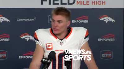 Broncos Bo Nix explains exactly what happened on his end zone interception 