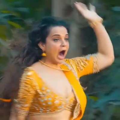 Kangana Ranaut Boobs Bounce