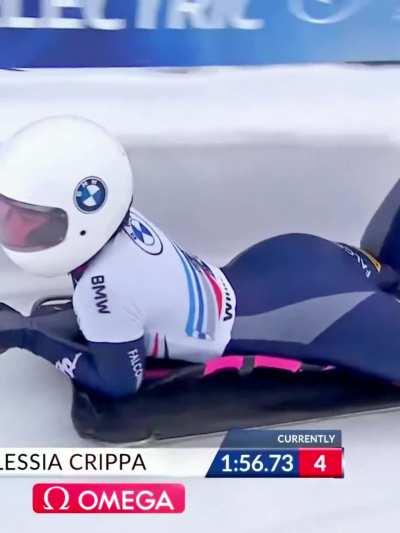 🔥 Alessia Crippa (BMW IBSF Women's Skeleton Bobsledding Wor...