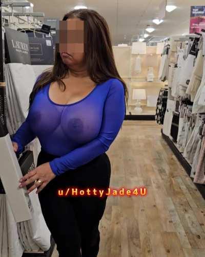 NRI My big Desi boobs while out shopping