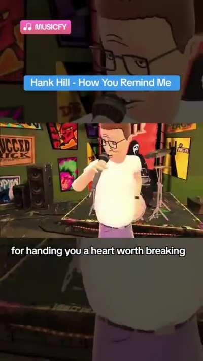 Hank Hill covers Nickelback