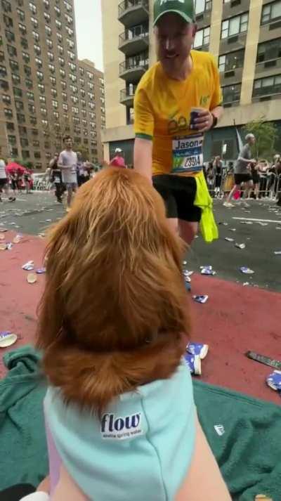 Good boi motivating runners