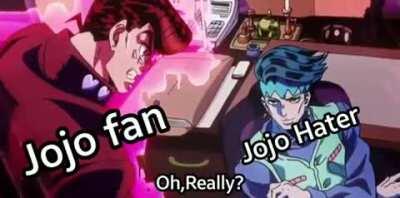 If it was a Jojo fan it would have been a different story