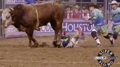 Bull riding looks fun