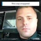 This cop snapped